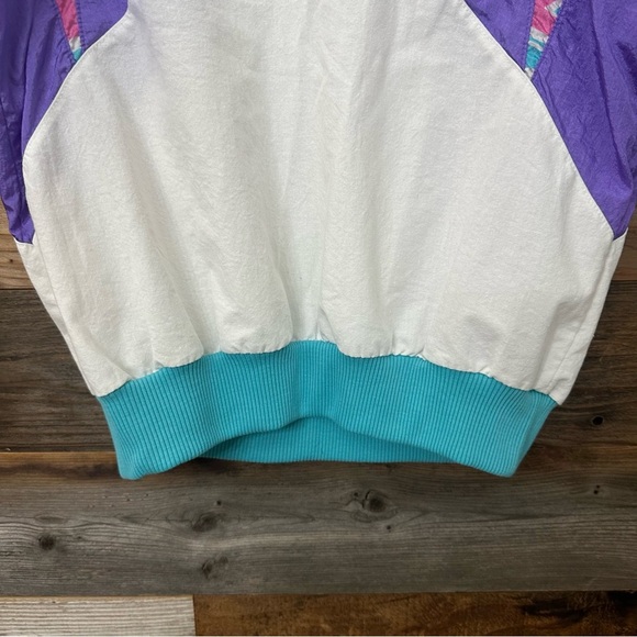 Vintage 80’s 90’s Women’s Color Block Polo Short Sleeve Banded Shirt See Pics - Picture 3 of 8